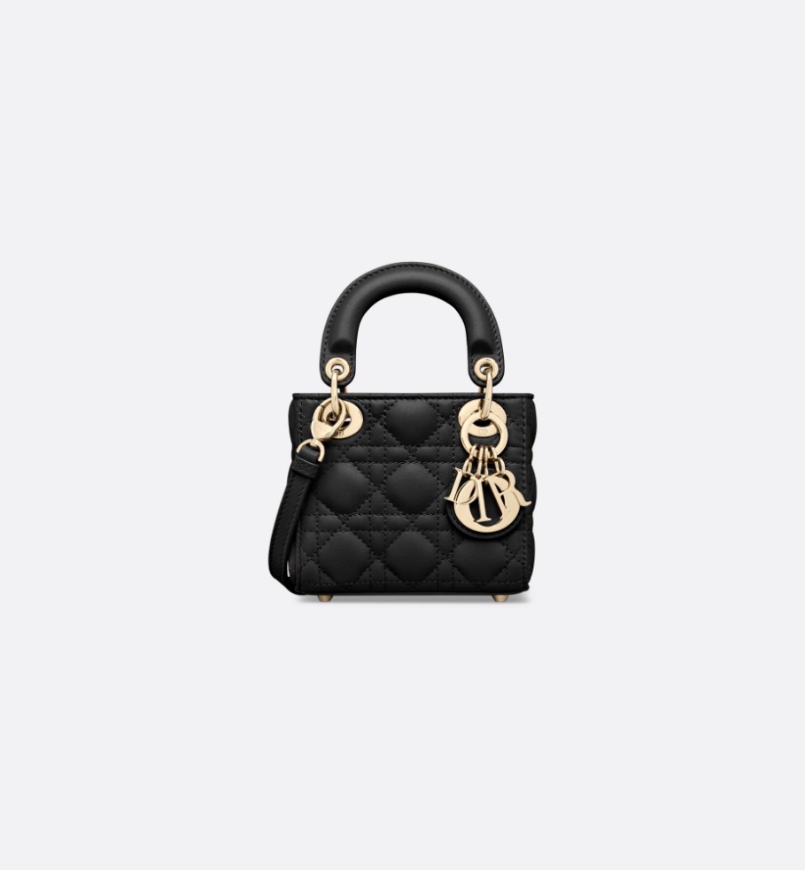 디올 Lady Dior 마이크로 백 / 블랙 [매장가540만원대]