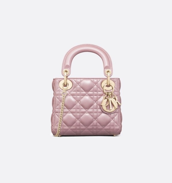 [하이엔드급] 디올 Lady Dior 미니 백 / 펄 핑크 [매장가750만원대]