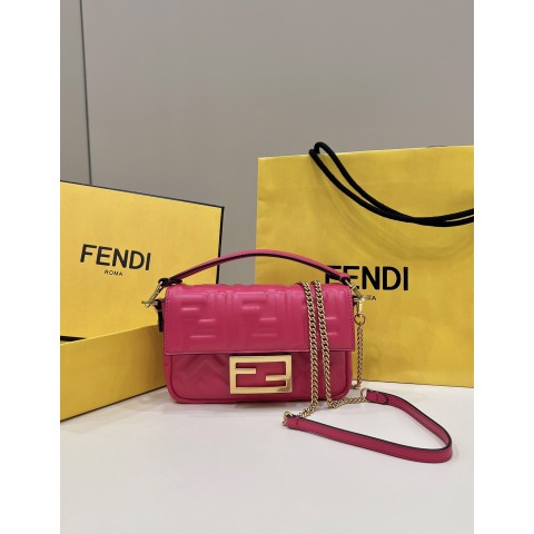 펜디 Fendi 바게트 미니 체인 백 / 핫핑크 [매장가320만원대]