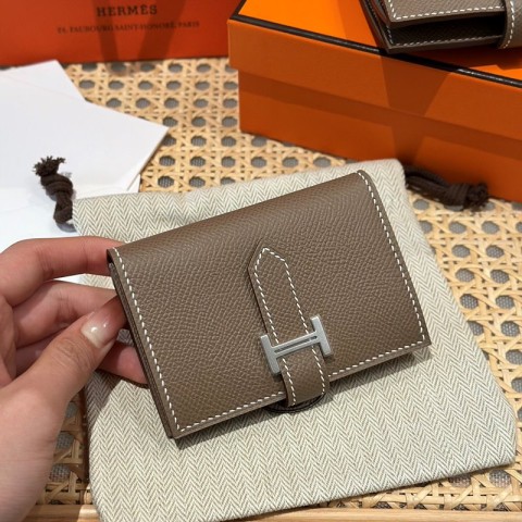 [하이엔드급] Hermes 에르메스 베안 카드 홀더 지갑 Bearn Card Holder Wallet / CK18 에토프 엡솜 은장