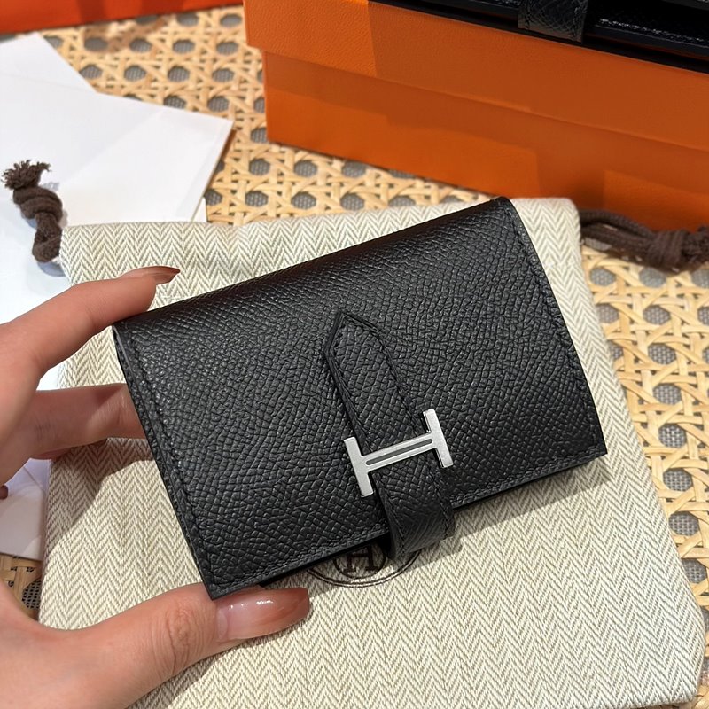 [하이엔드급] Hermes 에르메스 베안 카드 홀더 지갑 Bearn Card Holder Wallet / CK89 노아 엡솜 은장