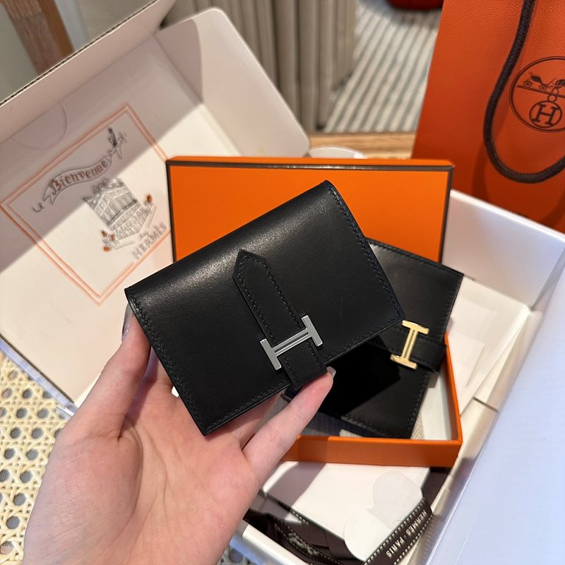 [하이엔드급] Hermes 에르메스 베안 카드 홀더 지갑 Bearn Card Holder Wallet / CK89 노아 복스 은장